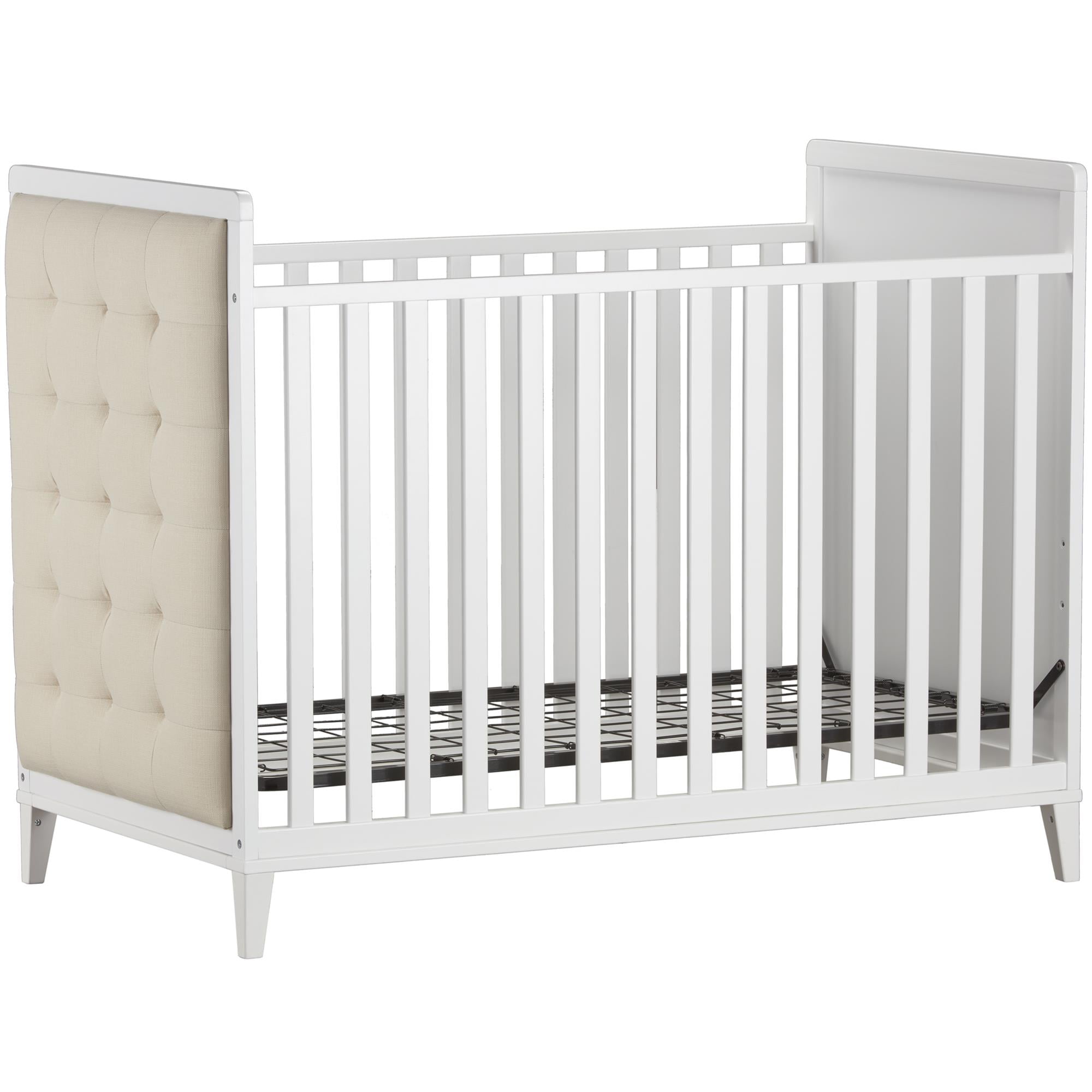 Little Seeds Monarch Hill Avery Upholstered Crib White Walmart