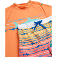 thumbnail image 2 of Big Chill Boys' Rash Guard Set - UPF 50+ Short Sleeve Swim Shirt and Bathing Suit Trunks - Swimwear Set for Boys (4-14), 2 of 7