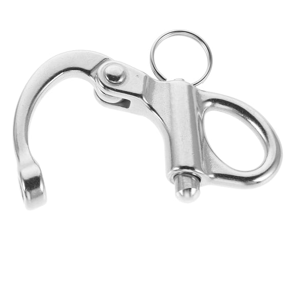LULULION Marine Grade Fixed Snap Shackle Stainless Steel Sailing Gear for Boat Rigging