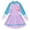 Purple2, variant on Shadoumai Girls Swimsuit One Piece Size 12-14 Front Criss Cross Girls Tankini Swimsuit Quick Dry & Stretchy Cute Printed Ruffle Bathing Suit Modest Swimwear Stretch Strap