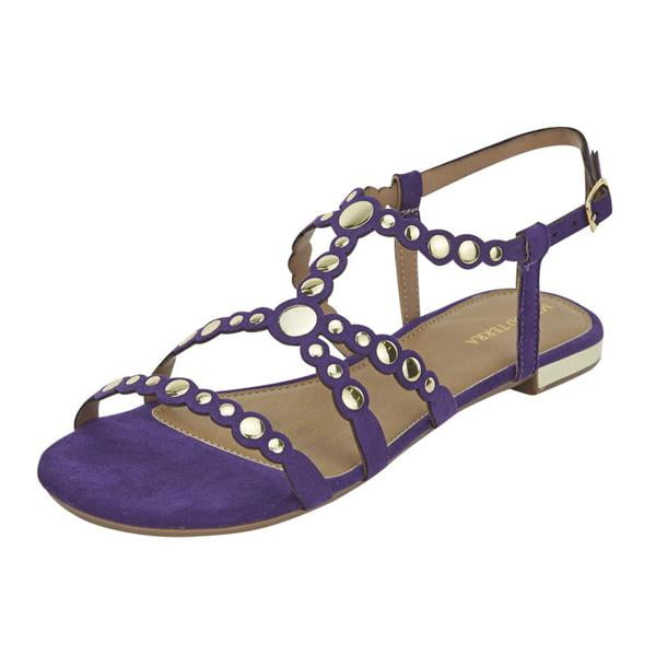 Sandalia Dama Morado Mundo Terra 020856