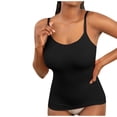 thumbnail image 3 of Birdeem Womens Solid Color Shaping and Belly Tightening Seamless Body Strap Round Neck Vest, 3 of 9