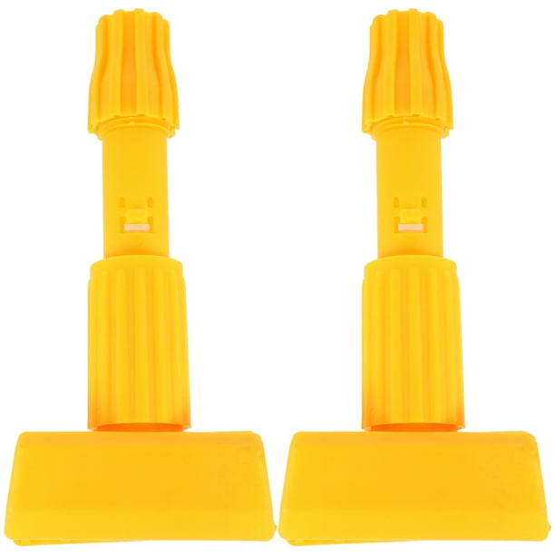 ColoMX Abrazadera de repuesto para fregona, Clips para cabezal de fregona, abrazadera para cabezal de fregona desmontable, pieza de mango, 2 uds.