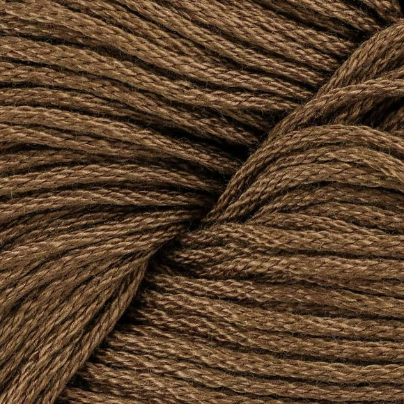 Tahki Yarns Cotton Classic Yarn - 100% Cotton - 107yds (98m)/ 1.76oz (50g) - DK Light Worsted - Milk Chocolate Color - for Crochet, Knitting Blankets, Garments & Accessories - Smooth Finish