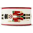 thumbnail image 4 of Multicolor Nutcracker Christmas Ribbon, 2.5" x 40', by Holiday Time, 4 of 5