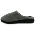 thumbnail image 3 of SLM Men's Bedroom Slippers Non Skid Faux Fur Lined House Shoe  Slides, 3 of 5