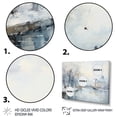 thumbnail image 4 of Designart "Winter Charm Parisian Eiffel Tower Views V" Oversized Cityscapes Framed Wall Art - Industrial Grey Paris Hallway Framed Wall Art Decor, 4 of 7