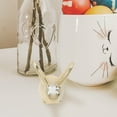 thumbnail image 6 of Golden Ceramic Rabbit Mini Figurine Decor Bunny Statue Bedroom Decore Sculpture Decorate Animal, 6 of 6