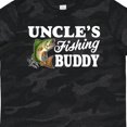 thumbnail image 4 of Inktastic Uncle's Fishing Buddy with White Text Boys Toddler T-Shirt, 4 of 5