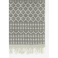 thumbnail image 2 of Momeni Ember Hand Woven New Zealand Wool Polyester Geometric Black Area Rug 5' X 8', 2 of 8