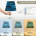 thumbnail image 3 of Ryvnso LED Bedside Table Lamp Shark Silhouette-s1 Bedroom Desk Lamps Nightstand Lampshade M, 3 of 7