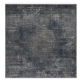 thumbnail image 3 of Unique Loom Portland Collection Area Rug - Woodburn (4' 1" Square Blue/Ivory), 3 of 12