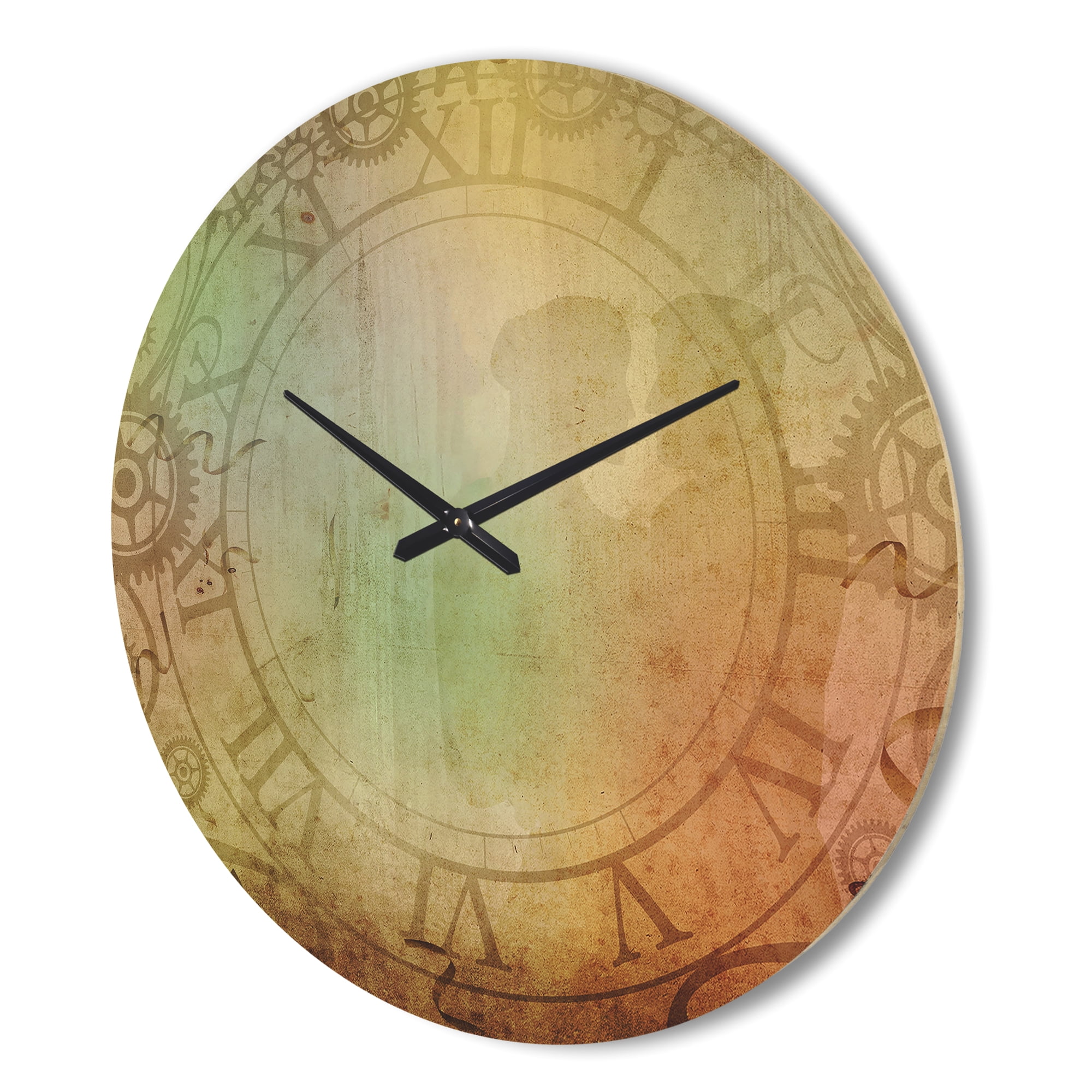 Designart 'Traditional Antique style ' Modern Wood Wall Clock