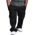 thumbnail image 1 of Men Jogger Trousers Casual Athletic Pants Sweatpants Loose Pocket Drawstring Long Pants, 1 of 7