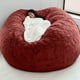 thumbnail image 2 of 1 funda para silla grande circular, suave y esponjosa, cómoda funda de terciopelo para sofá, para sala de estar, dormitorio, oficina, decoración del hogar, SOLO funda, SIN RELLENO, 180 cm x 90 cm., 2 of 5