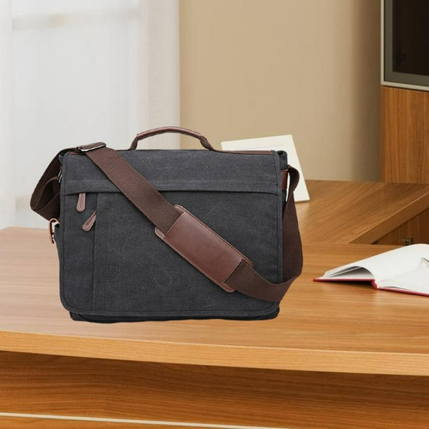 Bolso de hombro para hombre bolso tipo cartera para correr acampar hacer ejercicio negocios deportes al aire libre Negro Walmart en linea