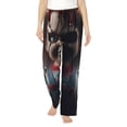 thumbnail image 2 of Lsque Chucky Print Women's Pajama Pants, Lounge Pant - Comfortable Home Wear,Elastic Waistband, Stylish Design-XX-Large, 2 of 9