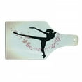 thumbnail image 1 of Ballet Cutting Board, Silhouette of a Woman Ballet Dancer on Stage with Soft Paintbrush Marks, Decorative Tempered Glass Cutting and Serving Board, in 3 Sizes, by Ambesonne, 1 of 2
