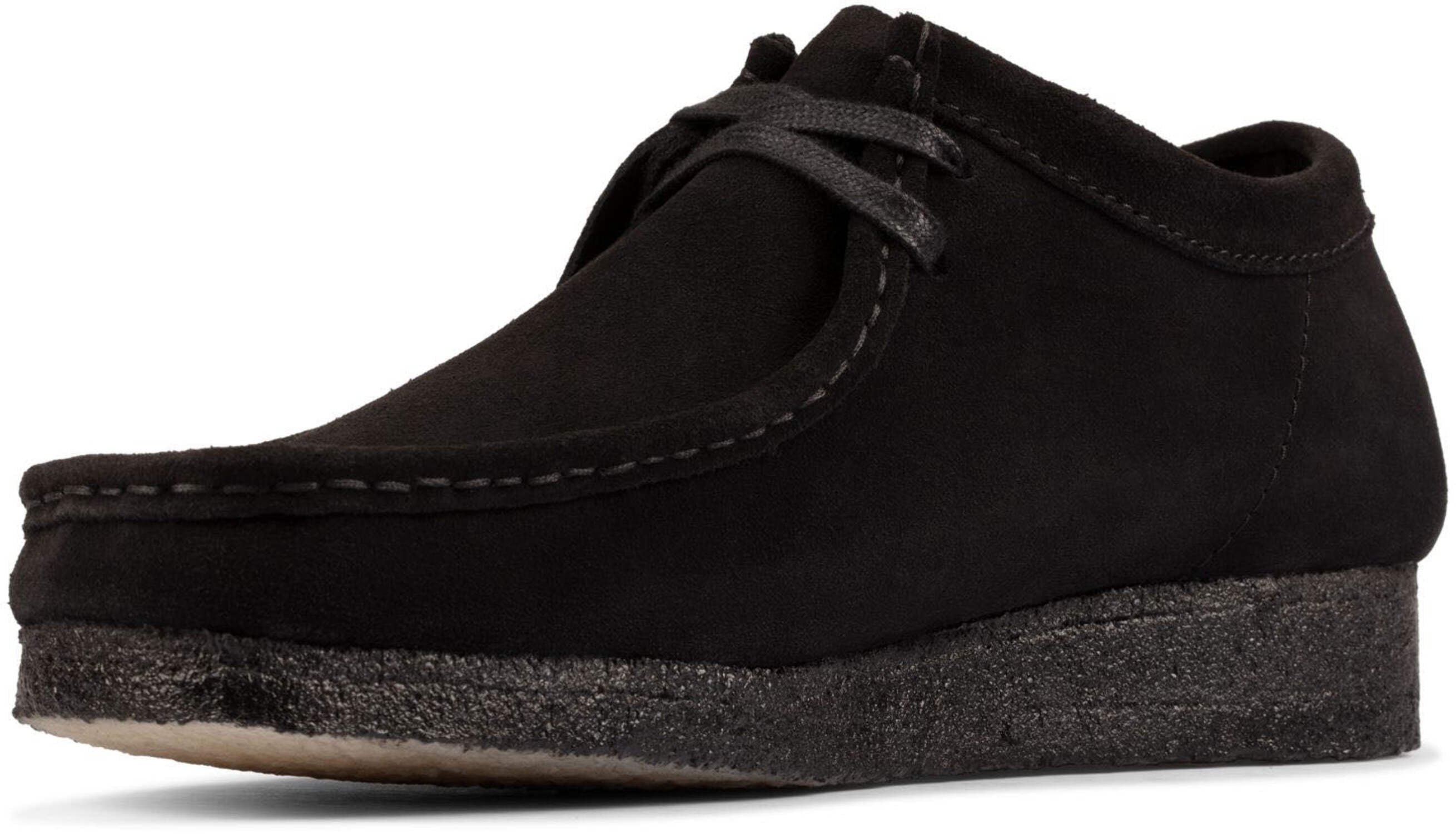 Clarks Men's Wallabee Black Suede - 26155519 - Walmart.com