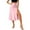Pink, variant on Skirts for Women Elegant Casual Satin Skirt with High Waist Stretchy Elastic Band Side Slit Womens Midi Skirt Light Gray M