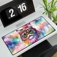 thumbnail image 3 of Hippie Exotic Shorthair Portrait Watercolor Tie-Dye Vintage Styles Desk Mat Full Keyboard Mouse Pad Cat Lover Kitten Owner Gifts Large Mousepad - 00014, 3 of 5