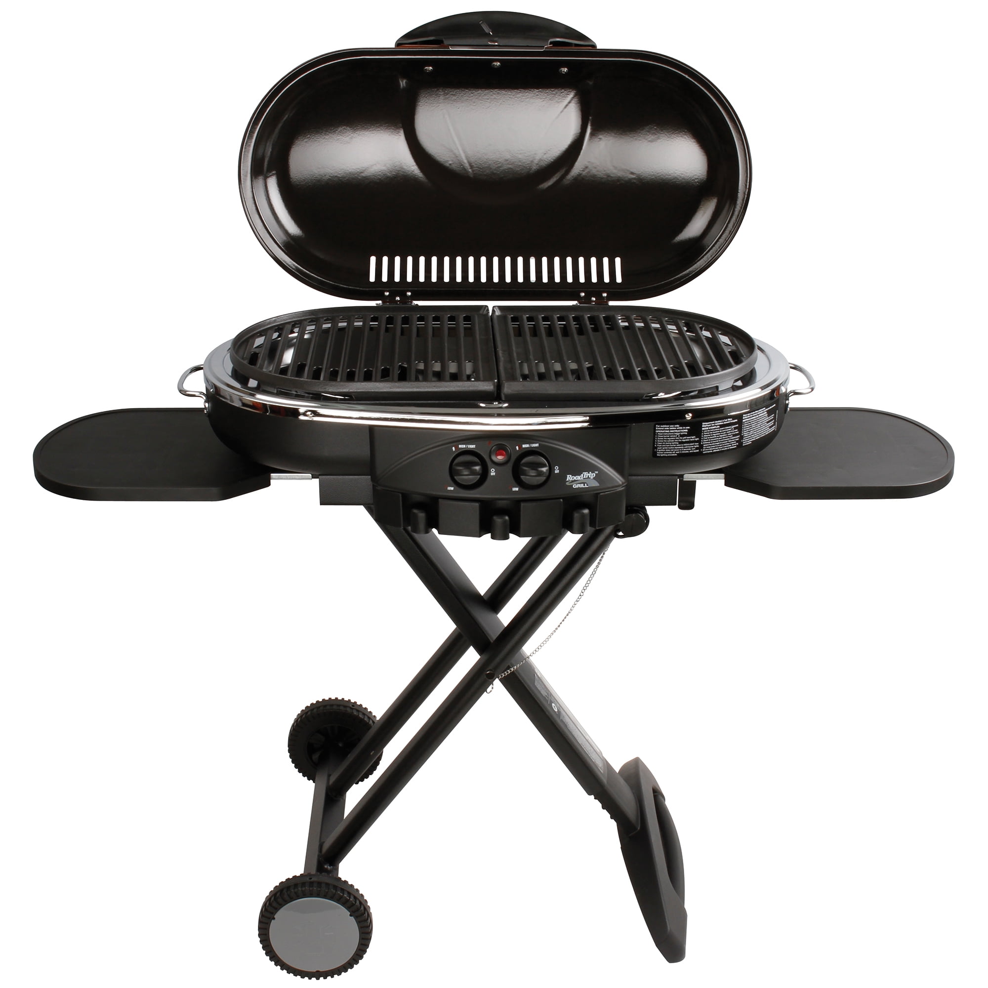 Coleman Roadtrip Portable 3Burner Propane Gas BBQ Grill With A Folding