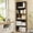 Walnut, variant on 5 Shelf Bookcase, 64 inch Tall Bookshelves and Bookcases, Wooden Open Display Storage Organizer Shelves, Floor Standing Unit, 5 Tier Bookshelf for Bedroom Living Room (Walnut)