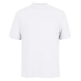 thumbnail image 3 of Summer T Shirt for Men Simple Texture Knit Tees High Water Ripple Short Sleeve Tops White XL, 3 of 10
