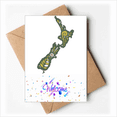 thumbnail image 1 of New Zealand Greenery Sunshine Island Welcome Back Greeting Cards Envelopes Blank, 1 of 3