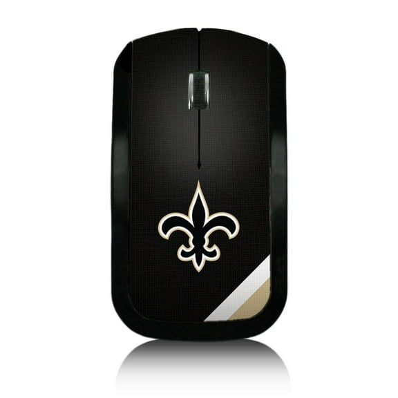 New Orleans Saints Diagonal Stripe Wireless Mouse