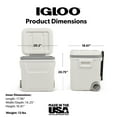 thumbnail image 4 of Igloo 60 QT Marine Ice Chest Cooler with Wheels, White, 4 of 18