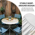 thumbnail image 2 of Happy Birthday Round Tablecloth for 36-44 Inch Tables,Fitted Table Cover with Elastic Edge,Golden Balloons Ribbons Abstract Art Waterproof Outdoor Table Cloth Protector for Patio Garden Dinner Picnic, 2 of 9
