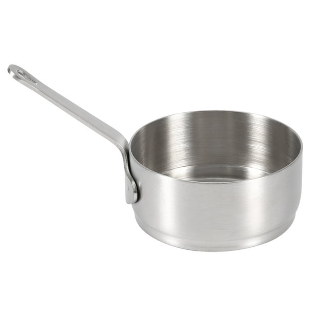 Tazas De Salsa De Condimentos De Acero Inoxidable, Mini Cacerola Para Salsa, Mini Olla Para Sopa, 100 Ml, 4 Oz, Recipiente Para Salsa De Jugo, Taza Para Salsa Con Asa