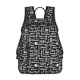 thumbnail image 3 of Balery Pasta Bacon Lightweight Backpack for Men and Women - Durable and Water-Resistant, Ideal for School, Work, Travel, and Everyday Use, 3 of 9