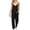 Black, variant on Lindreshi Jumpsuits for Women Casual Women Summer European and American Sling Pocket Casual Jumpsuit