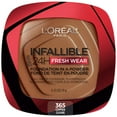 thumbnail image 3 of (2 pack) L'Oreal Paris Infallible Fresh Wear 24 Hr Powder Foundation Makeup, 365 Copper, 0.31 oz, 3 of 16