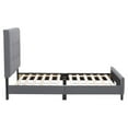 thumbnail image 2 of CorLiving Ellery Grey Fabric Tufted Bed, Single, 2 of 9