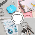thumbnail image 5 of 2 Inch 50 Pack Loose Leaf Binder Rings, Nickel Plated Steel Keychain Key Metal Rings, 5 of 7