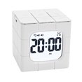 thumbnail image 2 of Cubo LED Reloj despertador digital Estudiante Luz de noche silenciosa Estudio de dormitorio Lámpara de iluminación de escritorio para niños Vogacara HA001307-01B, 2 of 6