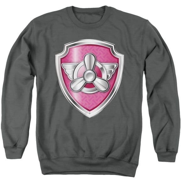 Paw Patrol Skye Badge Unisex Adult Crewneck Sweatshirt