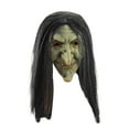 thumbnail image 2 of Xihbxyly Máscara de Bruja Anciana, Diseño de Cara Verde, Aspecto Realista y Espeluznante, Látex Ecológico, Ajuste Cómodo, Versátil para Halloween, Mascaradas, Navidad, Talla Única., 2 of 7