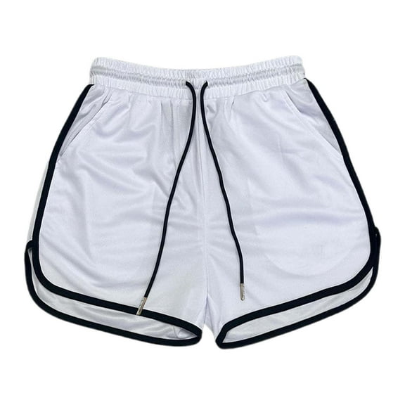 Men's Athletic Shorts Breathable Workout Shorts for Running Gym Training and Casual Wear Lightweight Comfort Split Design Shorts Summer Casual Hiking Pants Elastic Waist