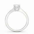 thumbnail image 3 of Spot Jewel 1 Ct Cushion Cut Lab Created Diamond Ring – 14K White Gold Plated Tapered Shank Engagement Wedding Ring for Women – Classic Jewelry Gift for Her, 3 of 4