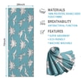 thumbnail image 2 of Blue Dinosaurs Skeletons Pterosaurs Pattern Hot Yoga Mat Towel Non Slip for Hot Yoga - Quick-Drying Yoga Mat Cover with 4 Corner Pockets with Travel Bag - Hot Yoga Towel Non Slip 74"x26", 2 of 6