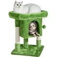 thumbnail image 2 of Yaheetech 23.5″ H Spacious Cat Tree with Large Top Perch, Condo & Scratching Posts, Green, 2 of 7