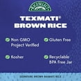 thumbnail image 4 of RiceSelect Texmati Brown Rice, American-Style Basmati Rice, 2 lb Jar, 4 of 7