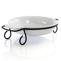 Gibson Elite 124392.02 Elite Gracious Dining Stoneware Bakeware with Metal Rack - 2 Piece