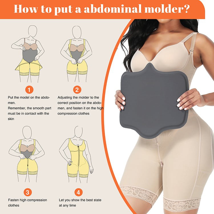 Ms.Medic Lipo Foam Abdominal Muscle Board for All Types of Compression  Garment to Support Liposuction Post Surgery, Abdominal Tucks, Arm and Thigh