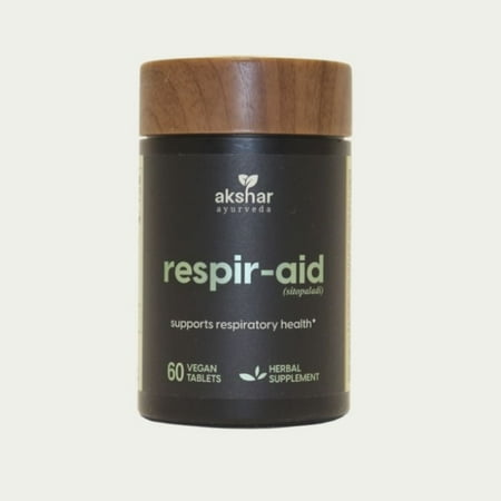 AKSHAR AYURVEDA Respir-Aid Tablets Bambusa Arundinacea Herbal Supplements for Men and Women, 80g