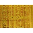thumbnail image 1 of Ahgly Company Indoor Rectangle Oriental Yellow Industrial Area Rugs, 2' x 4', 1 of 4